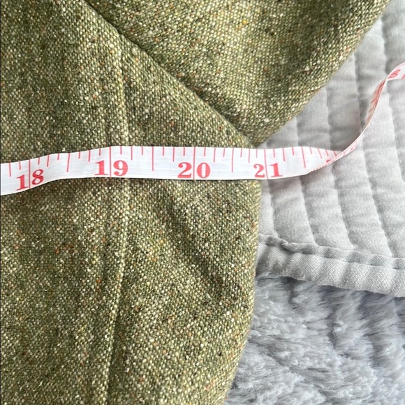 L.L. BEAN Classic Sage pistachio Green Tweed Blazer M prep old money countryside - Picture 9 of 10